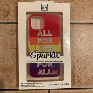 ROQQ Rainbow Sparkle iPhone 12/12 PRO Case New